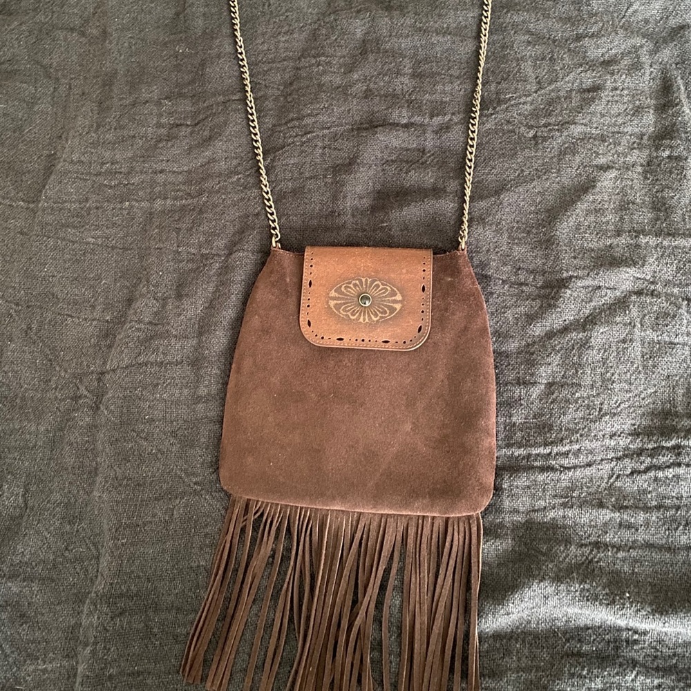 Leather cross body